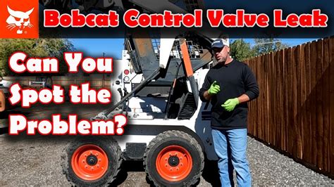 skid steer bucket leaking down|bobcat leaking bucket down.